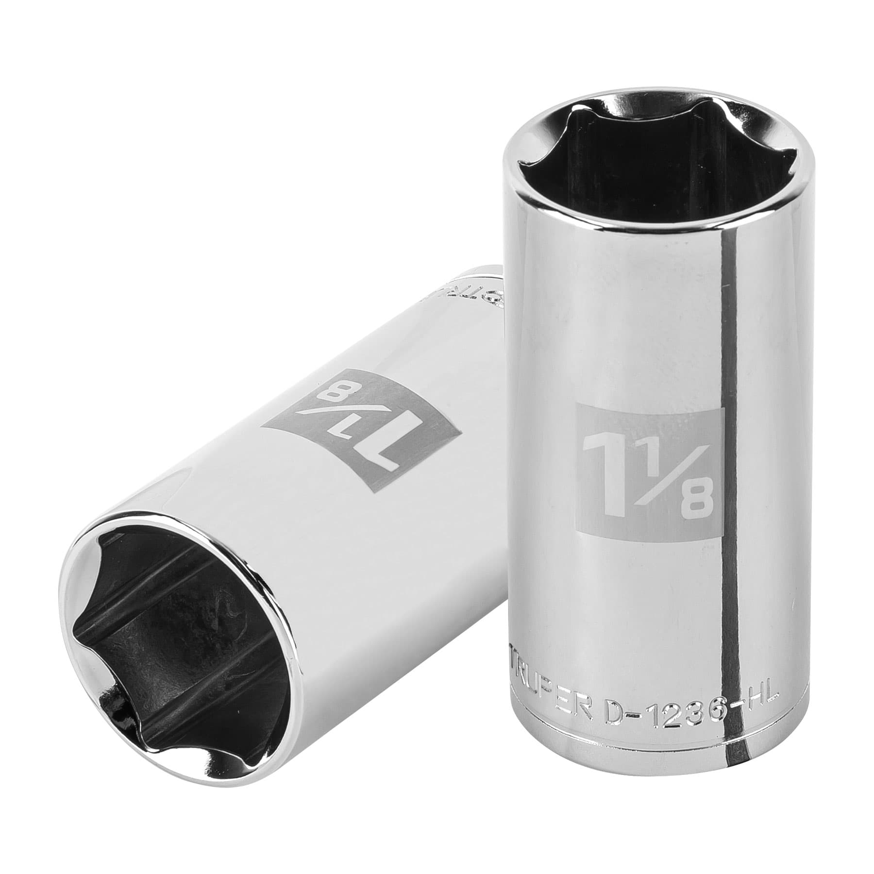 COPA LARGA ESTÁNDAR DE 1-1/8", 6 PUNTAS, MANDO 1/2", TRUPER TRUPER REFERENCIA D-1236-HL CODIGO: 100998