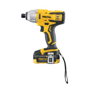 DESTORNILLADOR DE IMPACTO 1/4″, 20V, 1 BATERÍA 2AH, PRETUL PRETUL REFERENCIA DIMI-20P CODIGO: 28269
