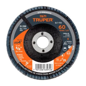 DISCO LAMINADO, D-4″, H-5/8″,ZI TRUPER REFERENCIA DLT-1701 CODIGO: 11671