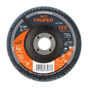 DISCO LAMINADO,D-4″,H-5/8″,ZIRC TRUPER REFERENCIA DLT-1703 CODIGO: 11672