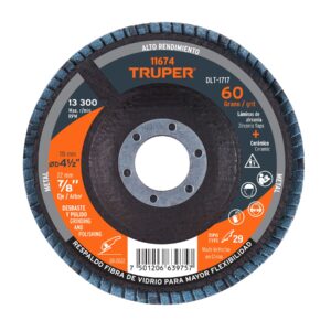 DISCO LAMINADO, D-4-1/2″, H-7/8 TRUPER REFERENCIA DLT-1717 CODIGO: 11674