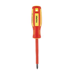DESTORNILLADOR DIELÉCTRICO PUNTA PHILLIPS 1/4″ X 4″, TRUPER HERMEX REFERENCIA DP-1/4X4D CODIGO: 102241