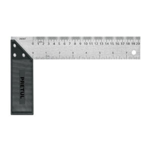 ESCUADRA 8″ PARA CARPINTERO, PRETUL PRETUL REFERENCIA EC-8P CODIGO: 26087