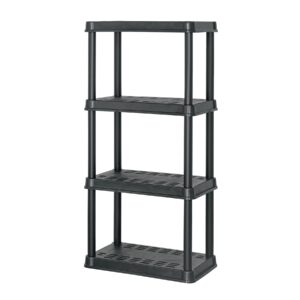 ESTANTE PLÁSTICO 4 REPISAS CAP. 45 KG, 125X38X61, PRETUL PRETUL REFERENCIA EST-4P2 CODIGO: 20682