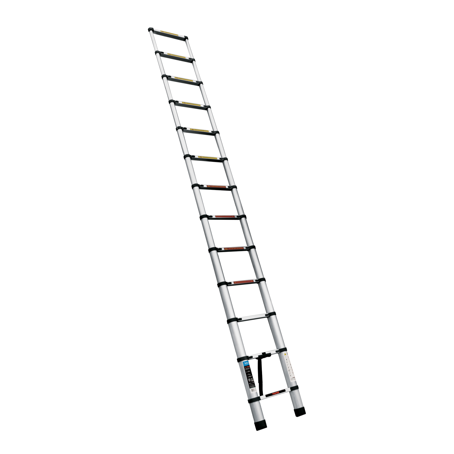 ESCALERA TELESCÓPICA,13 PELDAÑOS, TIPO II, CAPACIDAD 100 KG TRUPER REFERENCIA ESTE-213 CODIGO: 101904