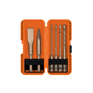 JUEGO DE BROCAS Y CINCELES SDS PLUS, 6 PIEZAS, TRUPER TRUPER REFERENCIA JSDS-6 CODIGO: 103033