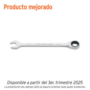 LLAVE COMBINADA CON MATRACA DE TRUPER EXPERT REFERENCIA LL-2017MX CODIGO: 13622