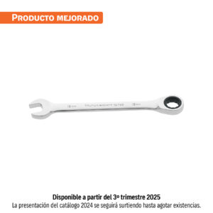LLAVE COMBINADA 19MM C/MATRACA TRUPER EXPERT REFERENCIA LL-2019MX CODIGO: 15749