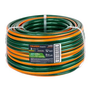 METRO DE MANGUERA 1/2″ 3 CAPAS EN ROLLO DE 50 M, TRUPER FIERO REFERENCIA MAN-1/2RM CODIGO: 102553
