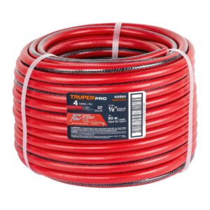 METRO DE MANGUERA 1/2″ 4 CAPAS EN ROLLO DE 50 M, TRUPER FIERO REFERENCIA MAN-1/2XM CODIGO: 102554