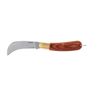 CUCHILLO ABATIBLE 8″ PARA ELECTRICISTA MANGO MADERA, TRUPER TRUPER REFERENCIA NEL-8 CODIGO: 18539