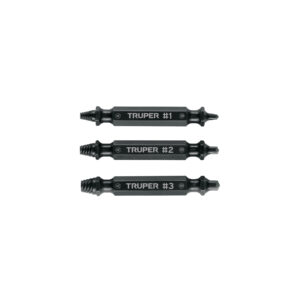BLÍSTER CON 3 PUNTAS EXTRACTORES DE TORNILLOS, TRUPER TRUPER REFERENCIA PUNE-3 CODIGO: 103311