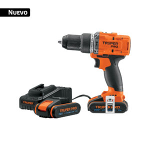 TALADRO PERCUTOR 1/2″, 20V, 2 BATERÍAS 2AH, TRUPER PRO TRUPER REFERENCIA ROTI-20A3 CODIGO: 103246