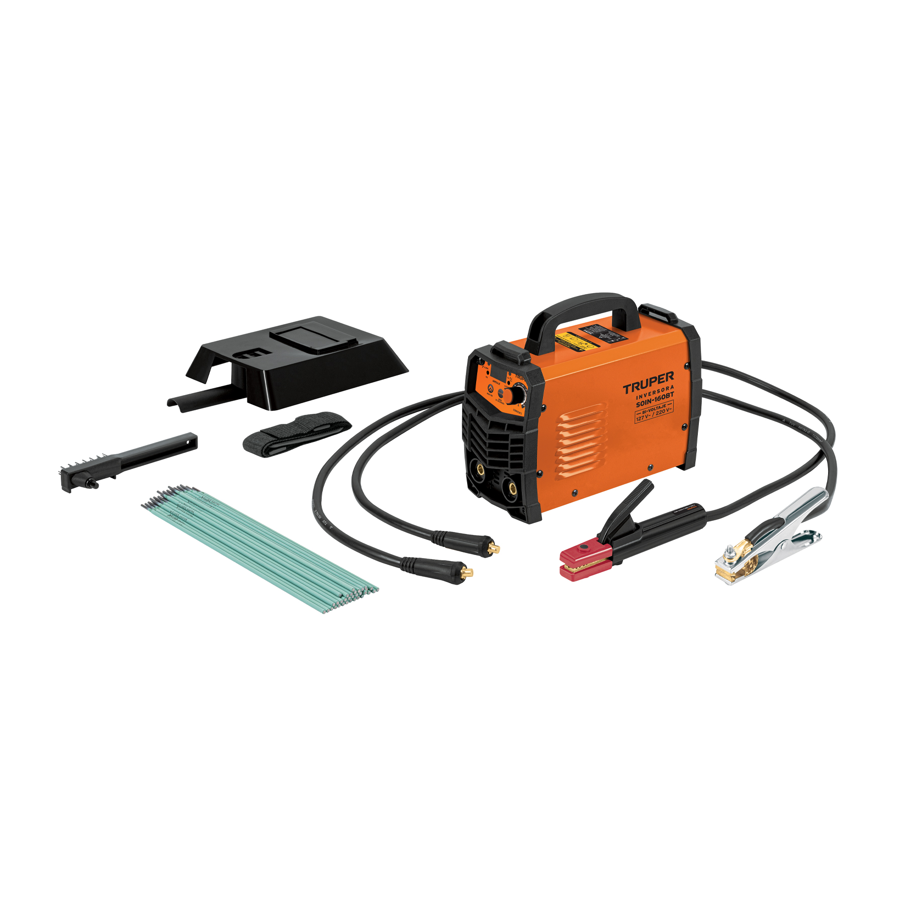 SOLDADORA INVERSORA 160A, BI-VOLTAJE 127/220V, TRUPER TRUPER REFERENCIA SOIN-160BT CODIGO: 103707