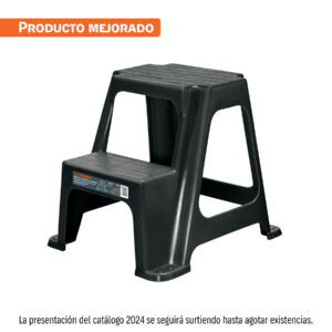 BUTACO LIGERO DE PLÁSTICO, 2 PELDAÑOS, TRUPER TRUPER REFERENCIA TABU-2L CODIGO: 103020