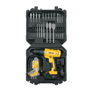 KIT TALADRO 3/8″, 12V, 33 ACCESORIOS, EN ESTUCHE, PRETUL PRETUL REFERENCIA TALI-12PK2 CODIGO: 27120